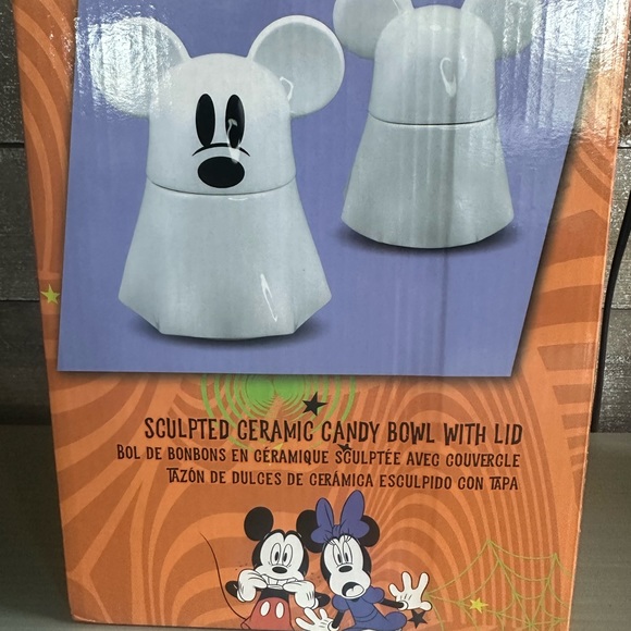 👻 Disney Mickey Mouse Ceramic Ghost Cookie Jar 👻 - Picture 5 of 6